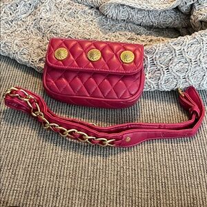 Cute leather belt bag